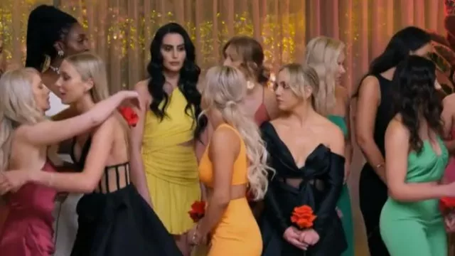 Alice McCall Lolita Mini Dress worn by Aylin Sakaci as seen in The Bachelor Australia (S10E03)