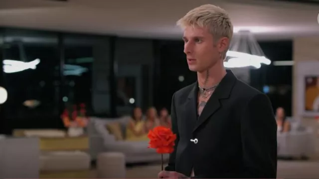 Dion Lee Rope Macrame Blaz­er worn by Jed McIntosh as seen in The Bachelor Australia (S10E03)