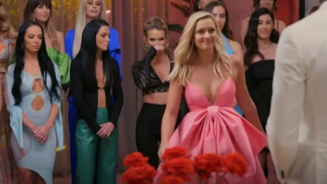 Helen O'Connor Valen­tine Dress worn by Lauren Whybird as seen in The Bachelor Australia (S10E04)