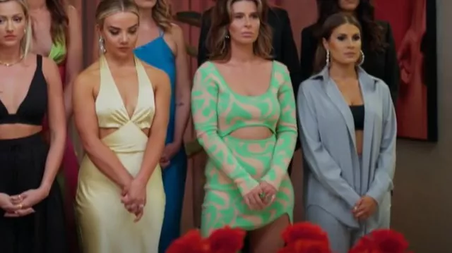 Lioness Agyness Pant worn by Alésia-Françoise Delaney as seen in The Bachelor Australia (S10E05)