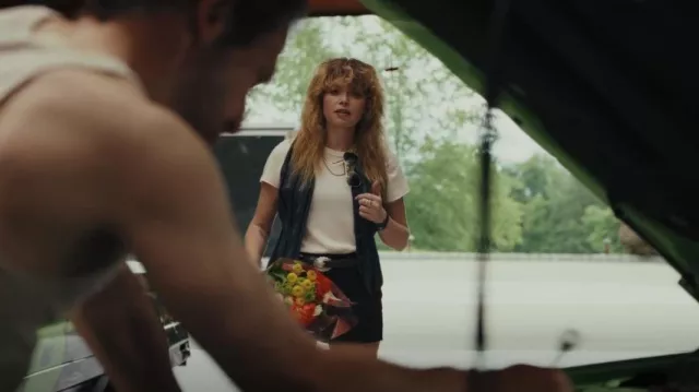 Rag & Bone The Slub Tee worn by Charlie Cale (Natasha Lyonne) as seen in Poker Face (S01E07)