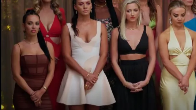 Nookie Mecca Dress worn by Naomi Johnson as seen in The Bachelor Australia (S10E05)