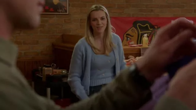 English Factory Embroidered Knit Top worn by Sylvie Brett (Kara Killmer) as seen in Chicago Fire (S11E13)