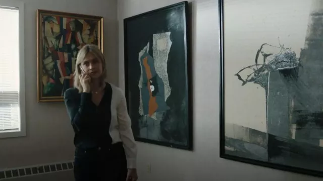 Alice + Olivia Willa Combo Placket Shirt worn by Claire Scott (Rebecca Brooksher) as seen in FBI: Most Wanted (S04E12)