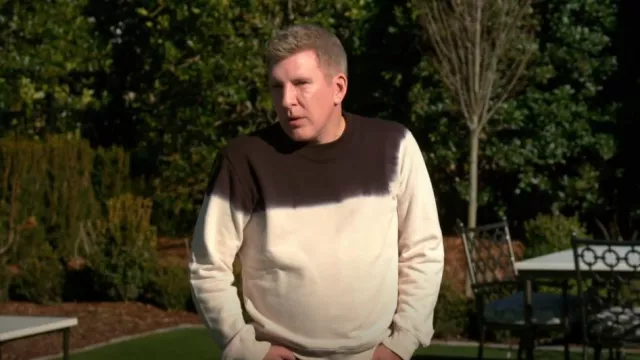 ATM Anthony Thomas Melillo Tie-Dye French Terry Sweatshirt worn by Todd Chrisley as seen in Chrisley Knows Best (S10E03)