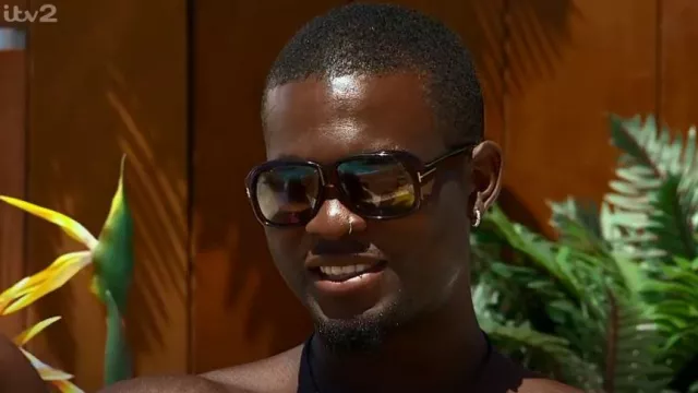 Tom Ford Lyle Sunglasses worn by Martin Akinola as seen in Love Island (S09E36)