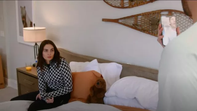Cordova The Zer­matt Wool Sweater worn by Paige DeSorbo as seen in Winter House (S02E01)
