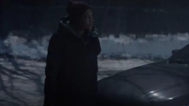 Mackage Mai Jacket Black worn by Kemi(Adeola Role) as seen in Alert: Missing Persons Unit (S01E09)