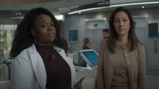 J.Crew Cotton Jackie Cardigan Sweater worn by Dr. Audrey Lim (Christina Chang) as seen in The Good Doctor (S06E13)