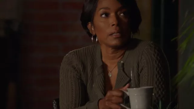 Jonathan Simkhai Andi Jacket worn by Athena Grant (Angela Bassett) as seen in 9-1-1 (S06E10)