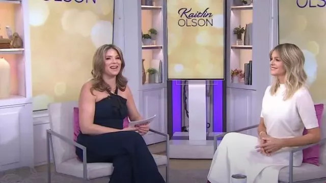 Jay Godfrey Dryden Jumpsuit worn by Jenna Bush Hager as seen in Today with Hoda & Jenna on March 6, 2023