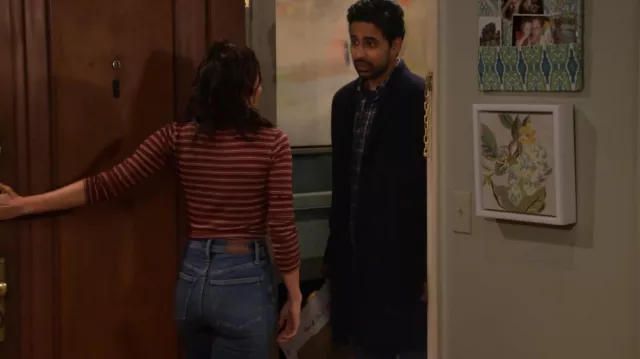 Madewell High-Rise Skinny Jeans in Wendover Wash worn by Hannah (Ashley Reyes) as seen in How I Met Your Father (S02E07)