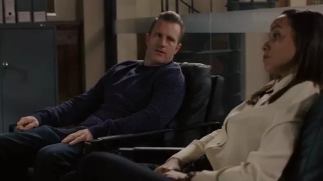 Fjallraven Övik Nordic Sweater worn by Jason Grant (Scott Caan) as seen in Alert: Missing Persons Unit (S01E10)