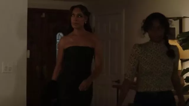 Bernadette Midi Dress Taffi worn by Tommy Vega (Gina Torres) as seen in 9-1-1: Lone Star (S04E07)