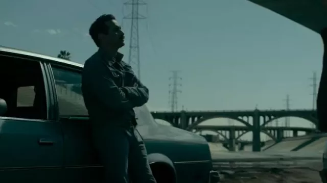 Wrangler Men's Rugged Wear Unlined Denim Jacket worn by Ruben (Alejandro Edda) as seen in Snowfall (S06E04)