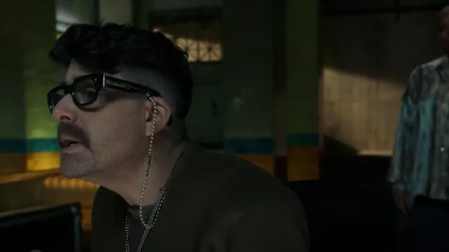 Jacques Marie Mage Arkansas Glasses in Dark Havana worn by Harry Keshegian (Adam Goldberg) as seen in The Equalizer (S03E11)