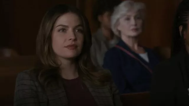 A.L.C. Hicks Blazer worn by Lea Dilallo (Paige Spara) as seen in The Good Doctor (S06E16)