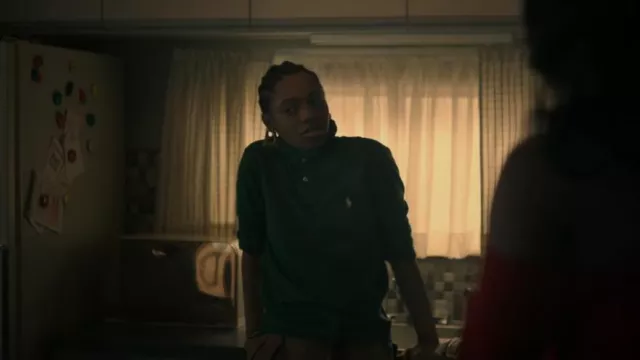 Ralph Lauren In­ter­lock Pony Shirt worn by Jukebox (Hailey Kilgore) as seen in Power Book III: Raising Kanan (S02E09)