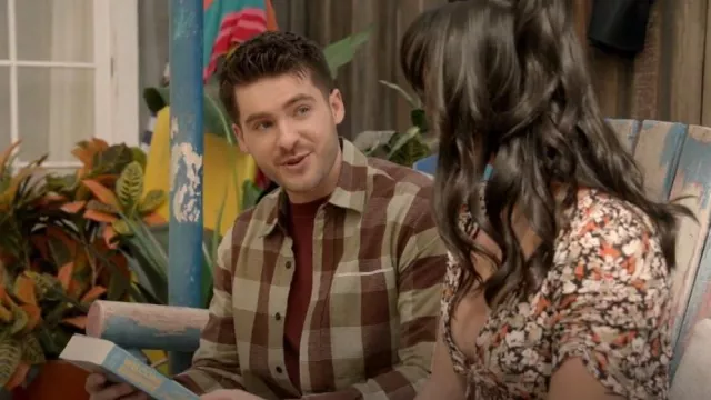 Kavu Northlake Shirt Jacket worn by Asher Adams (Cody Christian) as seen in All American (S05E13)