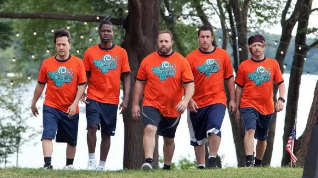 Orange Water Wizz T-Shirt worn by Lenny Feder (Adam Sandler) in Grown Ups movie
