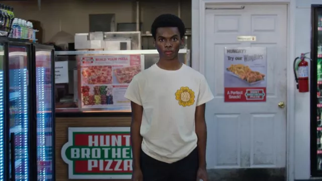 Run The World Flower Tee worn by Kevin Presley (Jahi Di'Allo Winston) as seen in We Have a Ghost