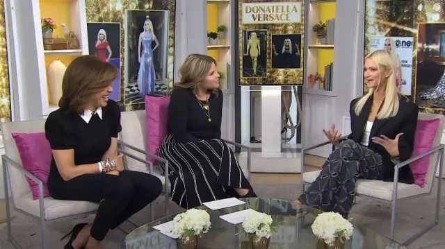 Versace Single-Breasted Blazer worn by Zanna Roberts Rassi as seen in Today with Hoda & Jenna on March 14, 2023