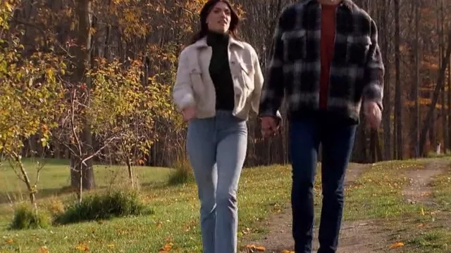 Mother The Runway Frayed Hem High Rise Bootcut Jeans worn by Gabi Elnicki as seen in The Bachelor (S27E08)