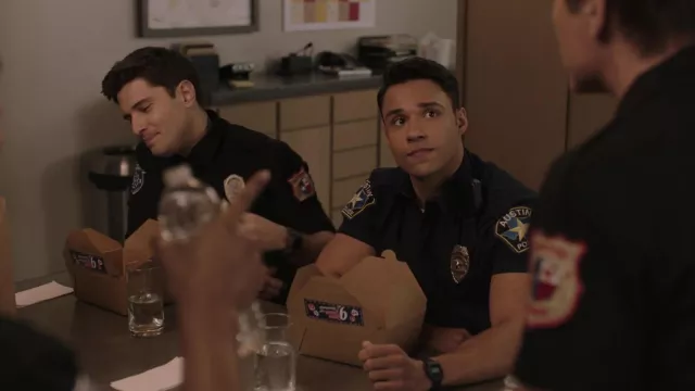 Casio watch worn by Carlos Reyes (Rafael L. Silva) as seen in 9-1-1: Lone Star TV series (S04E08)