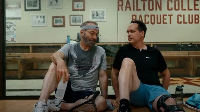 Nike Reversible Home and Away Headband 1 Count worn by William Henry Devereaux Jr (Bob Odenkirk) as seen in Lucky Hank (S01E01)