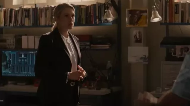 Theory Etiennette One-Button Good Wool Suiting Jacket worn by Kate Whistler (Tori Anderson) as seen in NCIS: Hawai'i (S02E17)