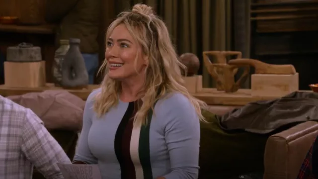 JoosTricot Long Sleeve Crop Sweater worn by Sophie (Hilary Duff) as seen in How I Met Your Father (S02E09)