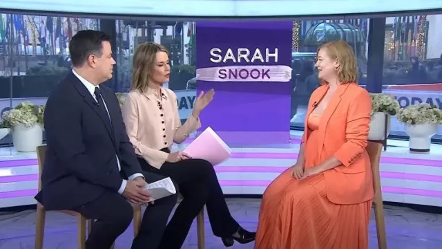 A.L.C. Dakota Tailored Jacket worn by Sarah Snook as seen in Today on March 21, 2023