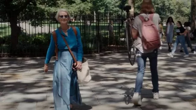 Elk Cardis Bag worn by Miranda Hobbes (Cynthia Nixon) as seen in And Just Like That… (S01E03)