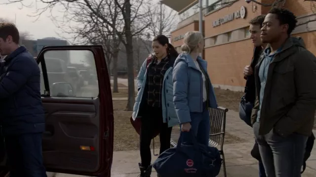 Canada Goose Women's Lorette Parka worn by Violet Mikami (Hanako Greensmith) as seen in Chicago Fire (S11E16)