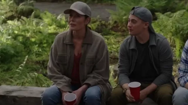 Free People Ruby Jacket worn by Maggie Sullivan (Morgan Kohan) as seen in Sullivan's Crossing (S01E01)