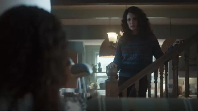 Lauren Ralph Fair Isle Jumper usado por Del Landry (Andie MacDowell) como se ve en The Way Home (S01E09)