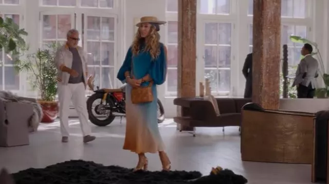 Miu Miu Vintage Python Heels usados por Carrie Bradshaw (Sarah Jessica Parker) como se ve en And Just Like That... (S01E04)