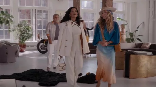 Ralph Lauren Arely Combinaison portée par Seema Patel (Sarita Choudhury) comme on le voit dans And Just Like That... (S01E04)