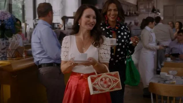 Sensi Studio Squared Canasta worn by Charlotte York (Kristin Davis) as seen in And Just Like That… (S01E04)