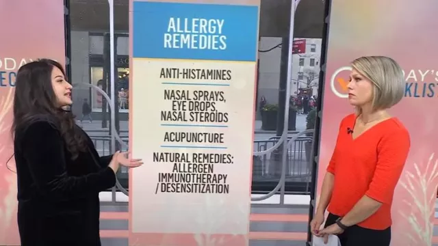 Ann Taylor Chandail texturé à manches 3/4 porté par Dylan Dreyer tel que vu dans Aujourd’hui le 24 mars 2023