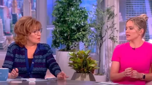Missoni Striped Ribbed Jacquard-knit Shirt worn by Joy Behar as seen in The View on March 24, 2023