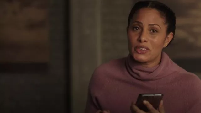 Vince Cashmere Seamless Turtleneck in Amarena worn by Regina Howard (Christina Moses) as seen in A Million Little Things (S05E07)