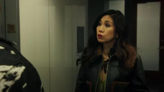 A.L.C. Archer Jacket worn by Melody 'Mel' Bayani (Liza Lapira) as seen in The Equalizer (S03E13)