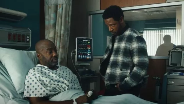 Saks Fifth Avenue Nep Wool Bomber worn by Dante Marcus (Tory Kittles) as seen in The Equalizer (S03E13)