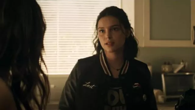 Coach Varsity Jacket worn by Sarah Cushing (Inde Navarrette) as seen in Superman & Lois (S03E03)