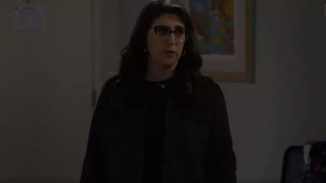 Rails Eas­t­on Wool Blend Jack­et worn by Kat (Mayim Bialik) as seen in Call Me Kat (S03E19)