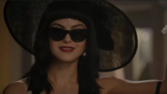 Le Specs The Last Lolita Cat Eye Sunglasses worn by Veronica Lodge (Camila Mendes) as seen in Riverdale (S07E01)