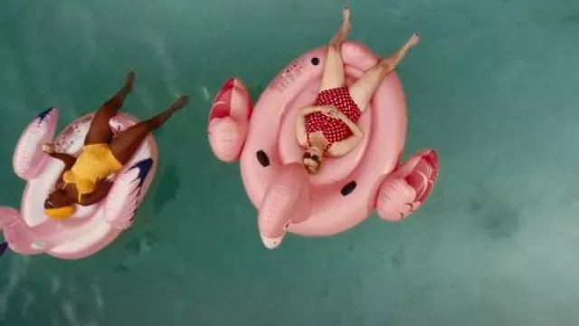 Intex Giant Inflatable Flamingo One Size worn by Costello (Daisy May ...