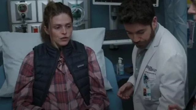 Patagonia Down Vest worn by EMT #1 (Kayla Deorksen) as seen in The Good Doctor (S06E18)