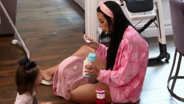 PhenomenonCreations Custom Backpack worn by Gigi Fuda as seen in The Real Housewives of New Jersey (S13E09)